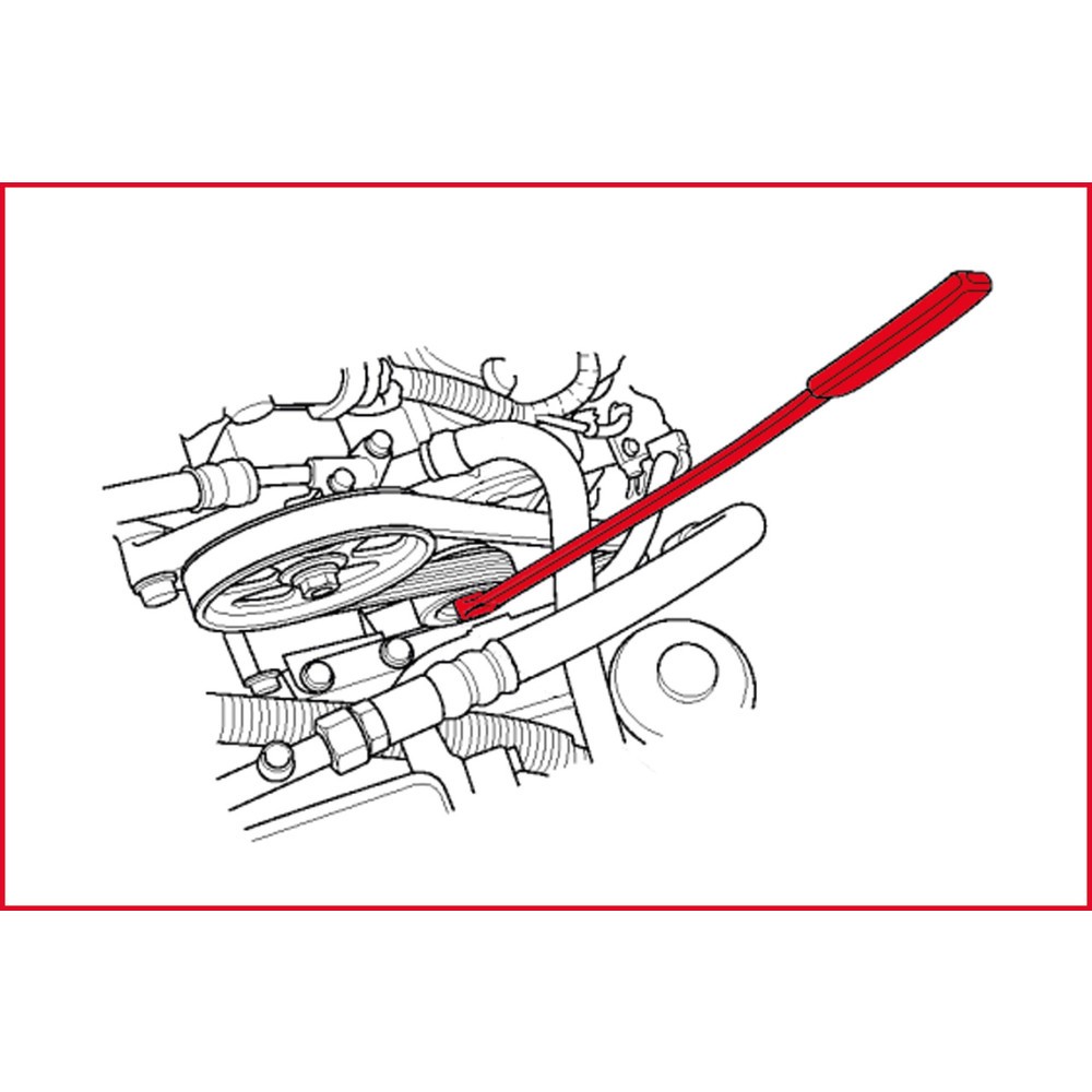 Produktabbildung Nr. 1: KS TOOLS Keilriemen-Schlüssel Torx für VAG T60