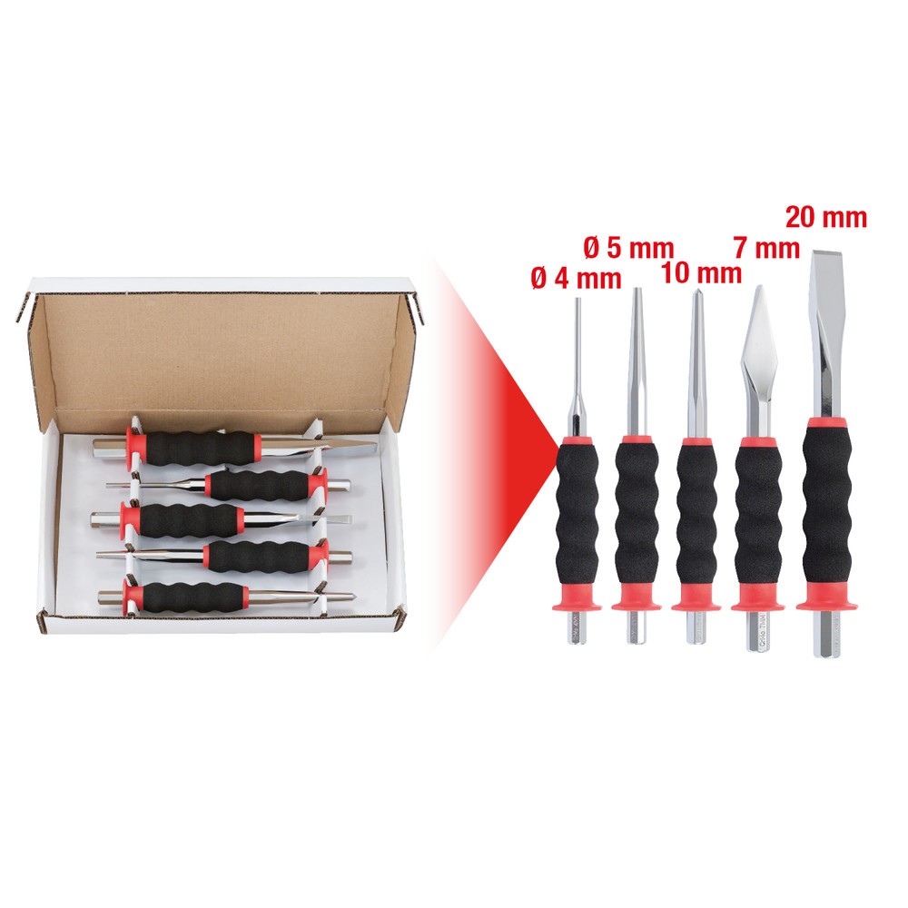 Produktabbildung Nr. 2: KS TOOLS Kombi-Satz, CrMo, 5-tlg