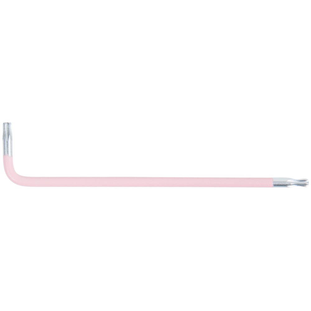 KS TOOLS Kugelkopf-Torx-Winkelstiftschlüssel, XL, T10, Pink