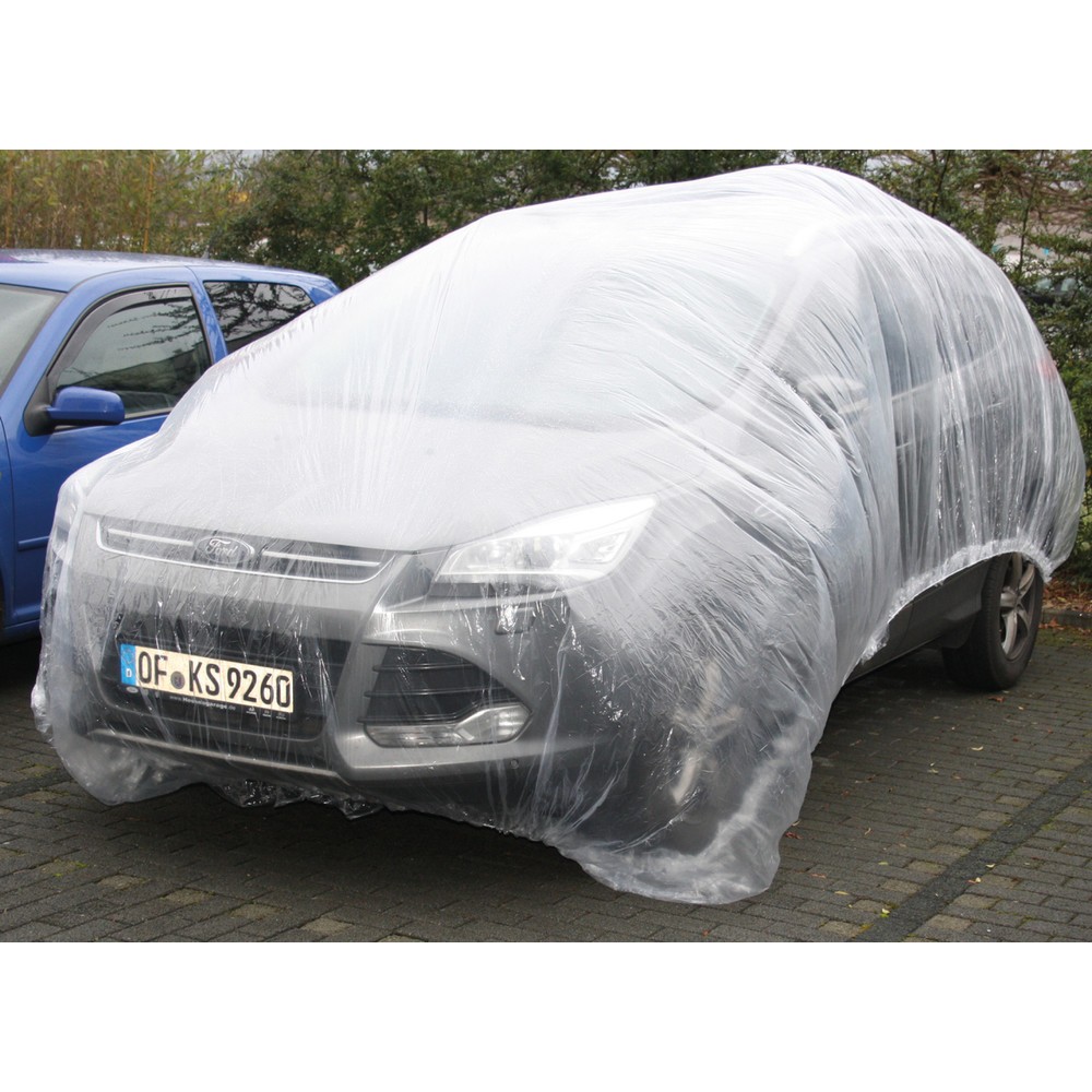 KS TOOLS Kunststoffgarage, transparent, 6,5 x 3,5 m