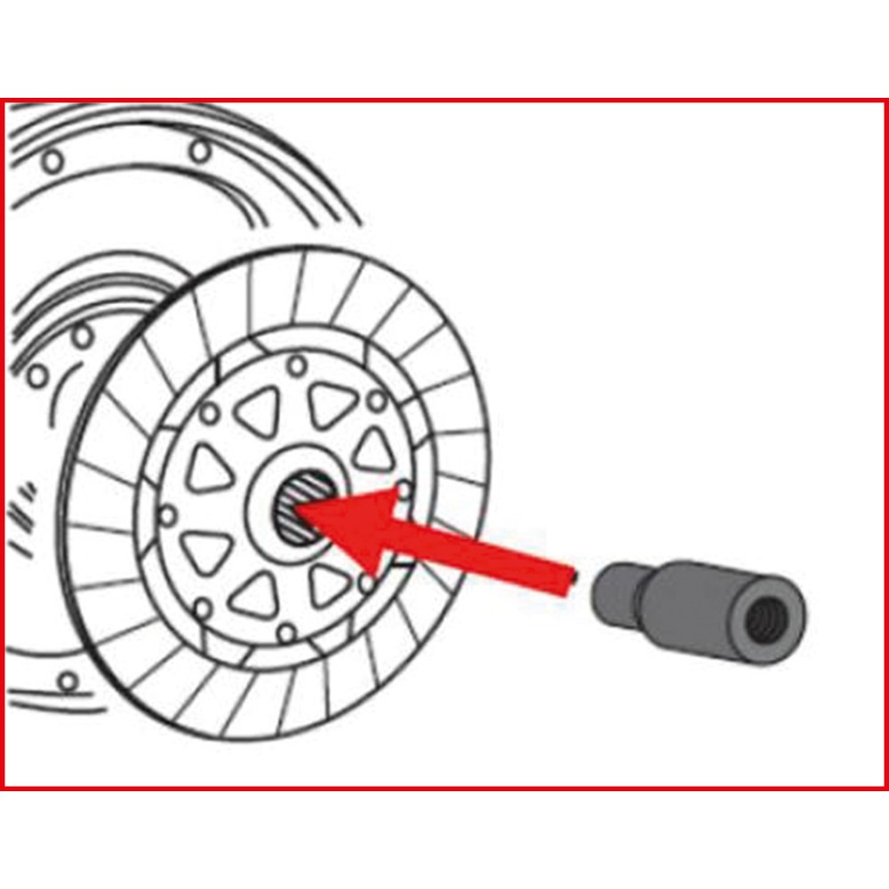 Produktabbildung: KS TOOLS Kupplungs-Zentrier-Dorn Ø 32,5 mm für SAC Kupplungen für BMW