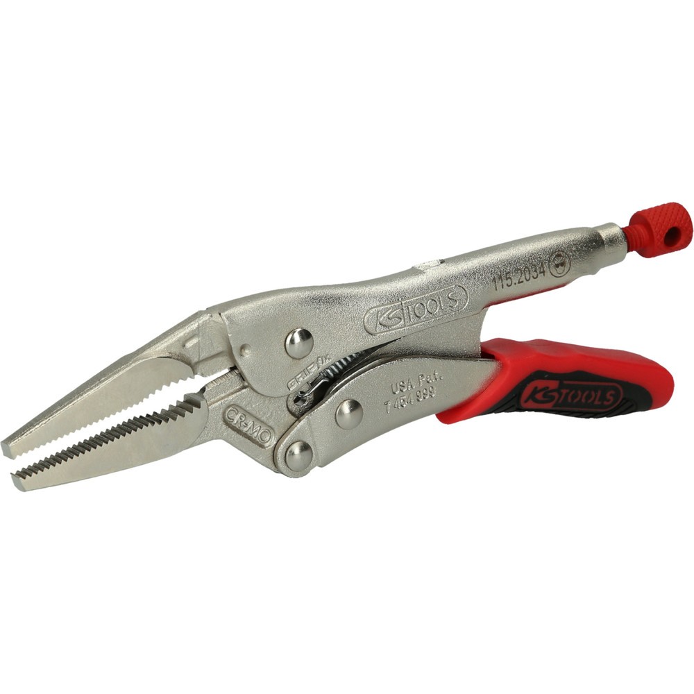 KS TOOLS Langbacken-Gripzange mit Easy-Release,45mm,L=170mm