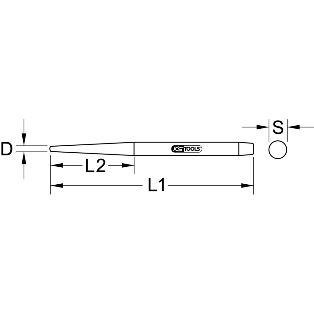 KS TOOLS Montiereisen, 500mm