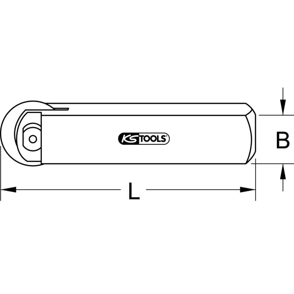 KS TOOLS Schneidradschaft für Abstechgerät, Variante2