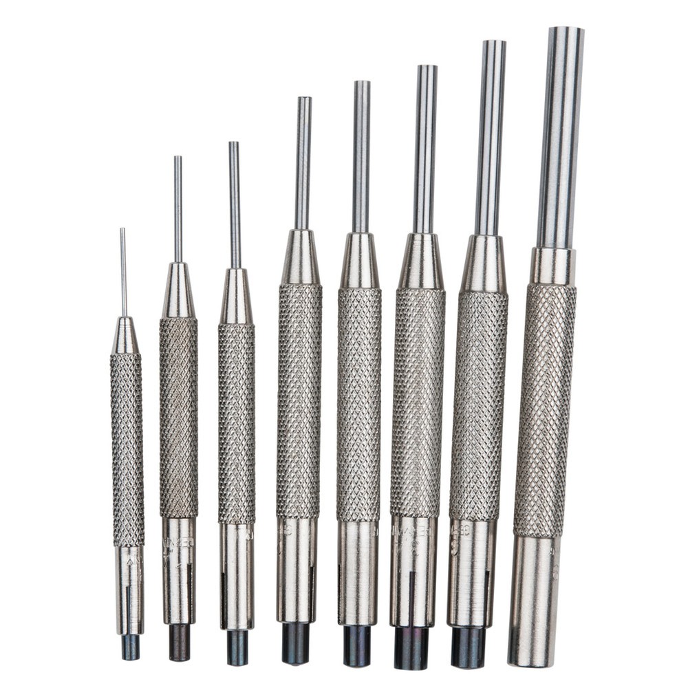 KS TOOLS Durchtreiber-Satz, 8-tlg, 09-1,4-1,8-2,4-2,8-3,4-3,9-5,9mm