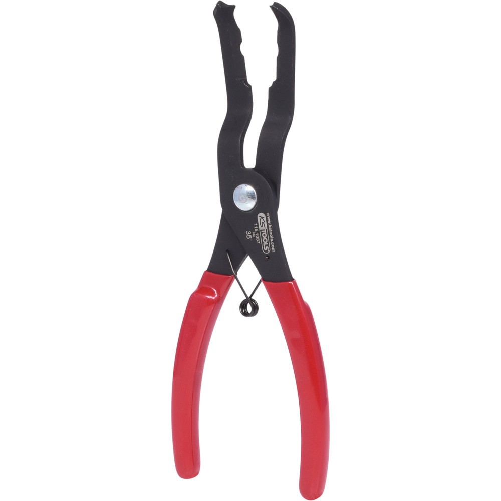 Produktabbildung: KS TOOLS Trim-Clip-Zange, Zangenende 35°, 190mm