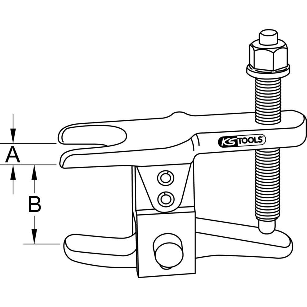 Produktabbildung Nr. 5: KS TOOLS Universal-Kugelgelenk-Ausdrücker, 18-24mm