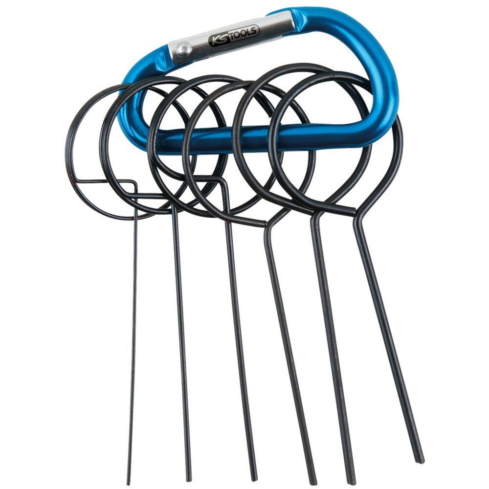 KS TOOLS Zahnriemen-Spannrollenabsteckstifte, Ø 0,8 - 1,9 mm