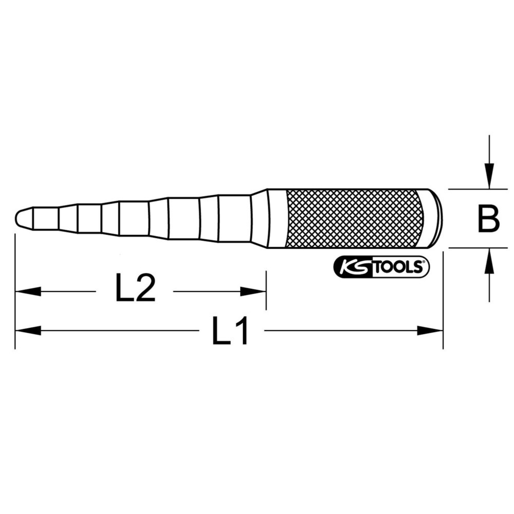 KS TOOLS Universal-Stufenschlüssel, 5-stufig, 8-16mm