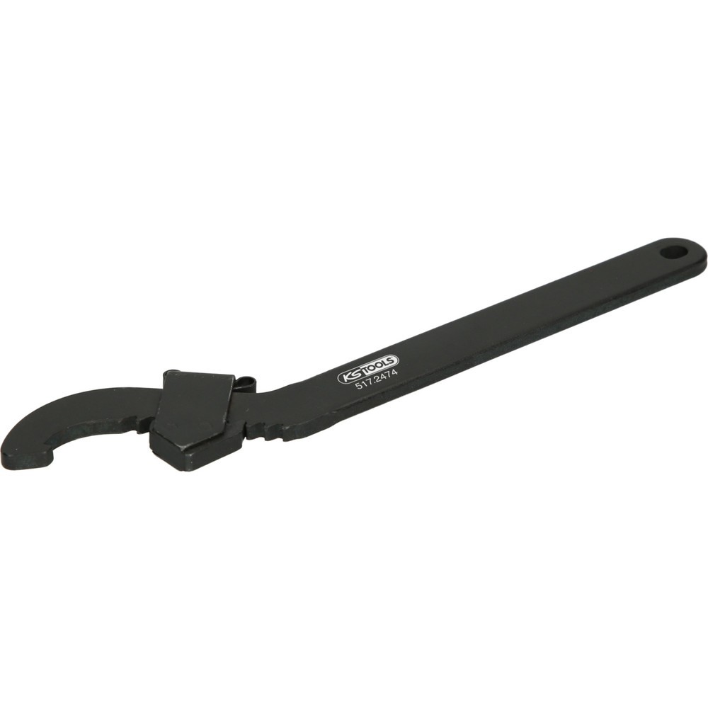 KS TOOLS Verstellbarer Hakenschlüssel mit Nase, 20 - 42 mm