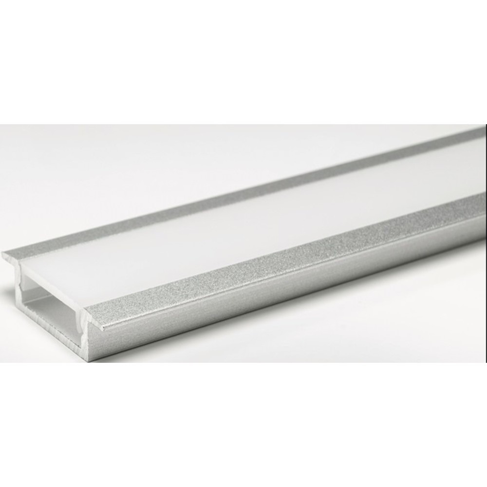 L&S LED Leuchtenprofil London, Aluminium EV1, London Nutmaß 18x6 mm Einbau