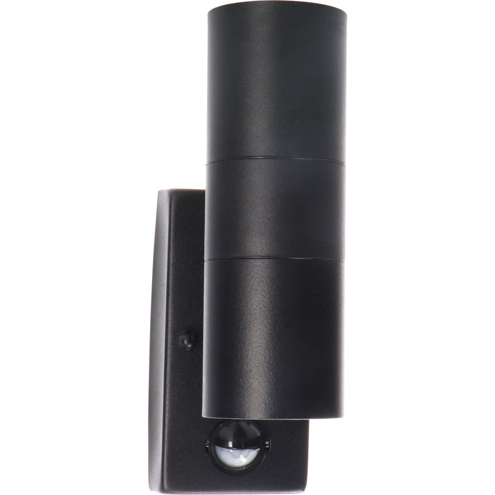LED Outdoor-Wandleuchte Calabar - 2xGU10 IP44 Sensor - schwarz