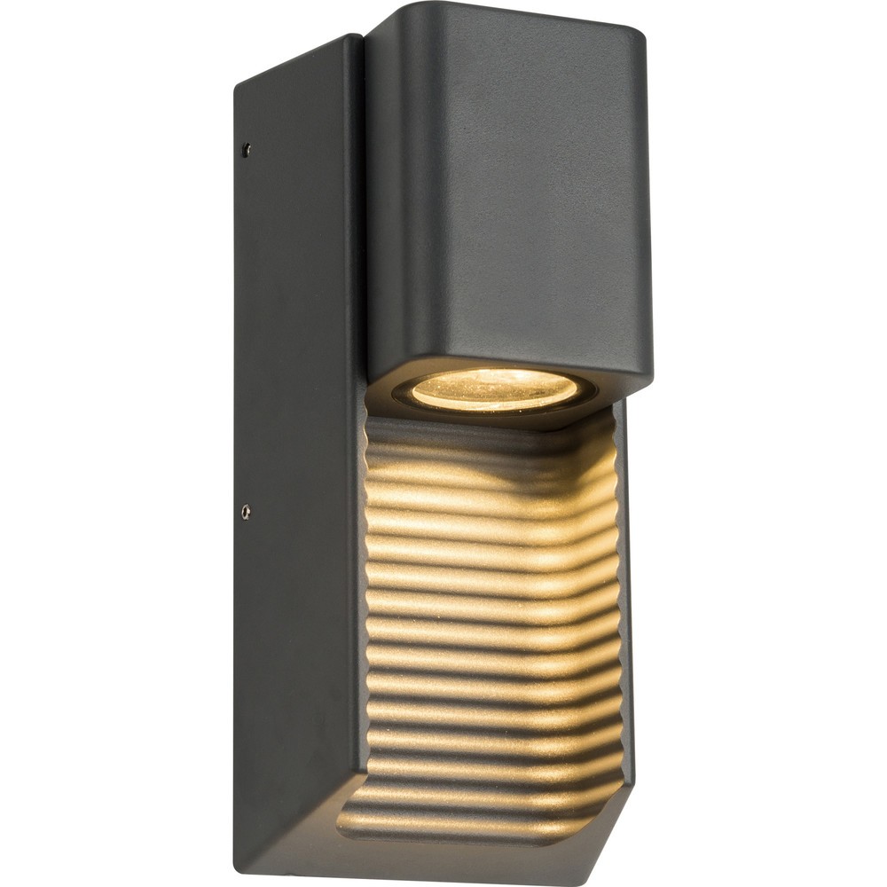 LED Outdoor-Wandleuchte Charlotte - 1xGU10 IP44 - anthrazit