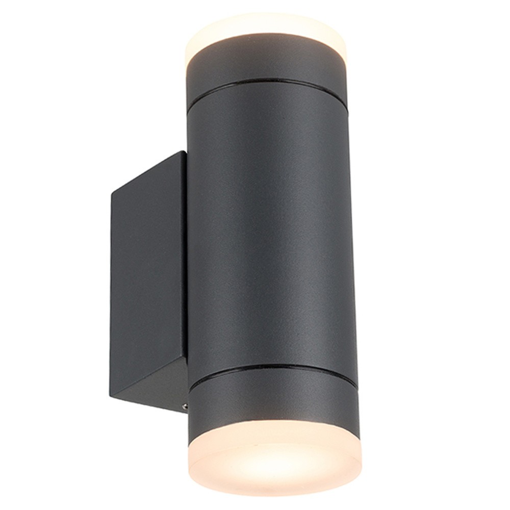 LED Outdoor-Wandleuchte Quinton - 2xGU10 IP44 - anthrazit