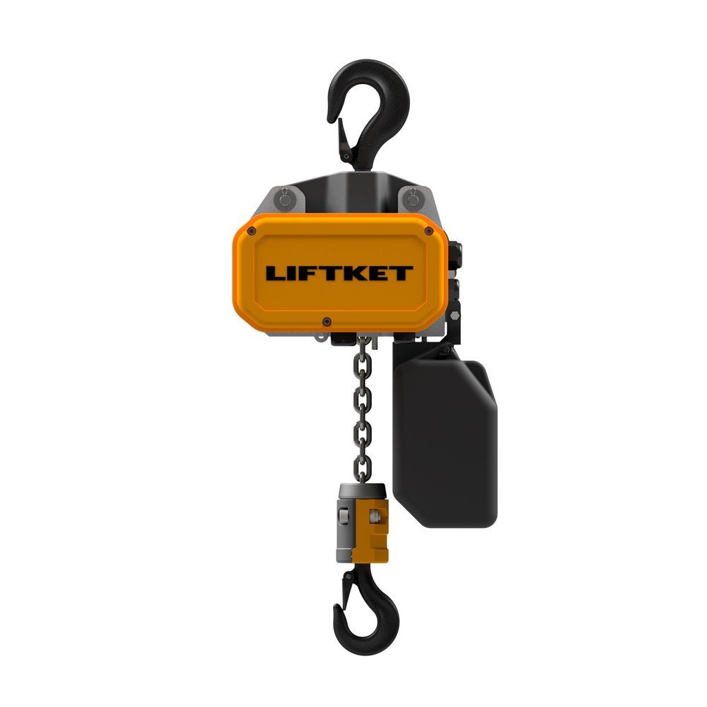 LIFTKET Elektrokettenzug S-Line mit Hakenaufhängung, TK 125 kg, 8/2 m/min