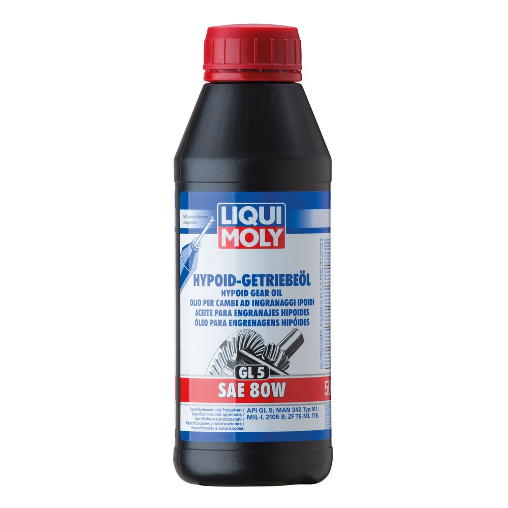 LIQUI MOLY Hypoid-Getriebeöl (GL5) SAE 80W 500 ml