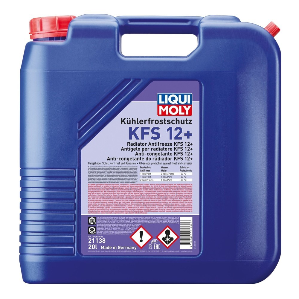 LIQUI MOLY Kühlerfrostschutz KFS 12+ 20 l