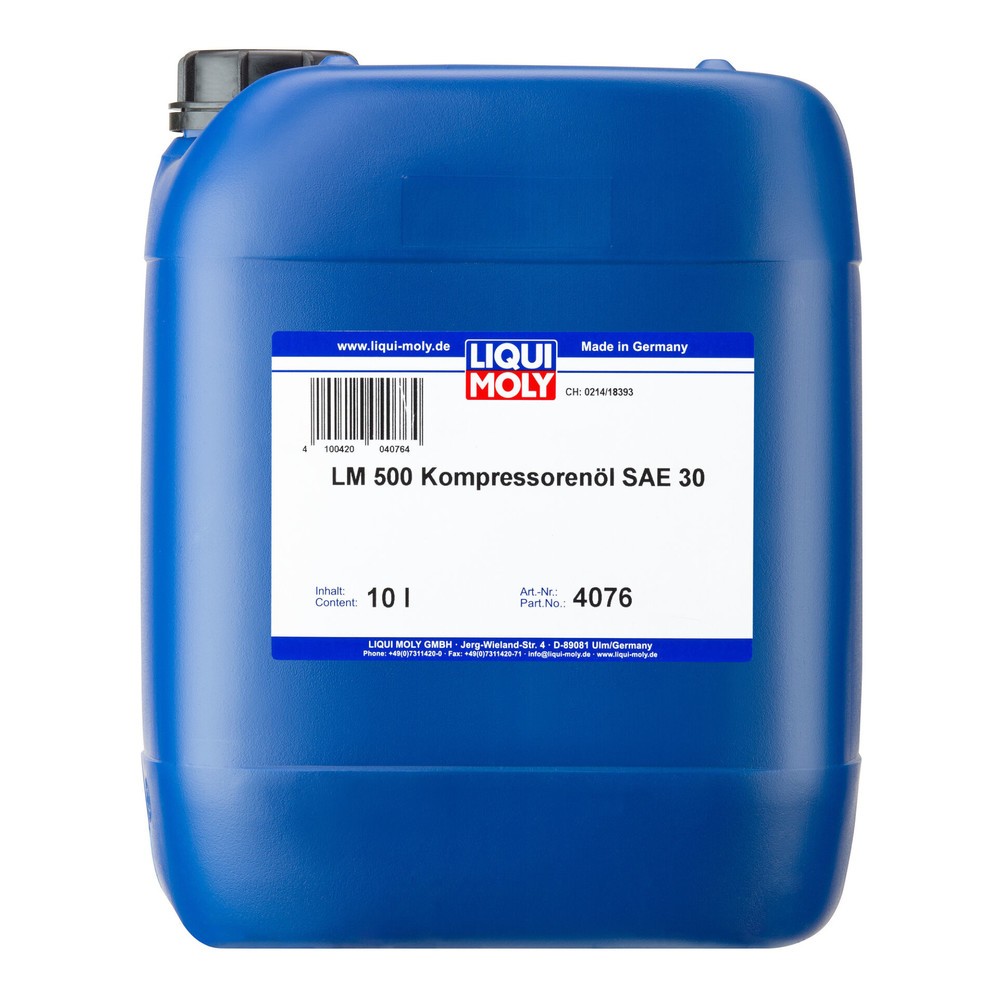 LIQUI MOLY LM 500 Kompressorenöl SAE 30 10 l