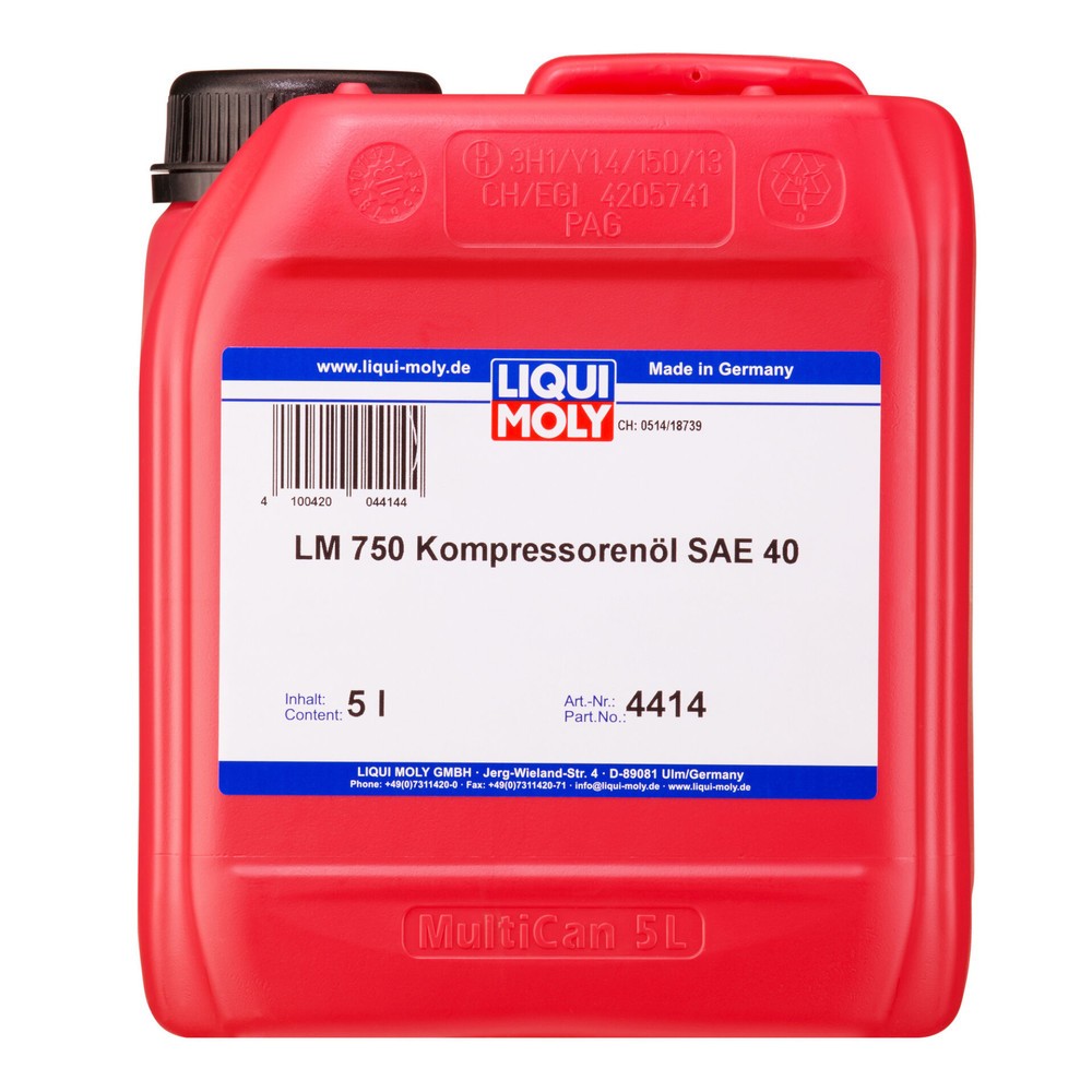 LIQUI MOLY LM 750 Kompressorenöl SAE 40 5 l