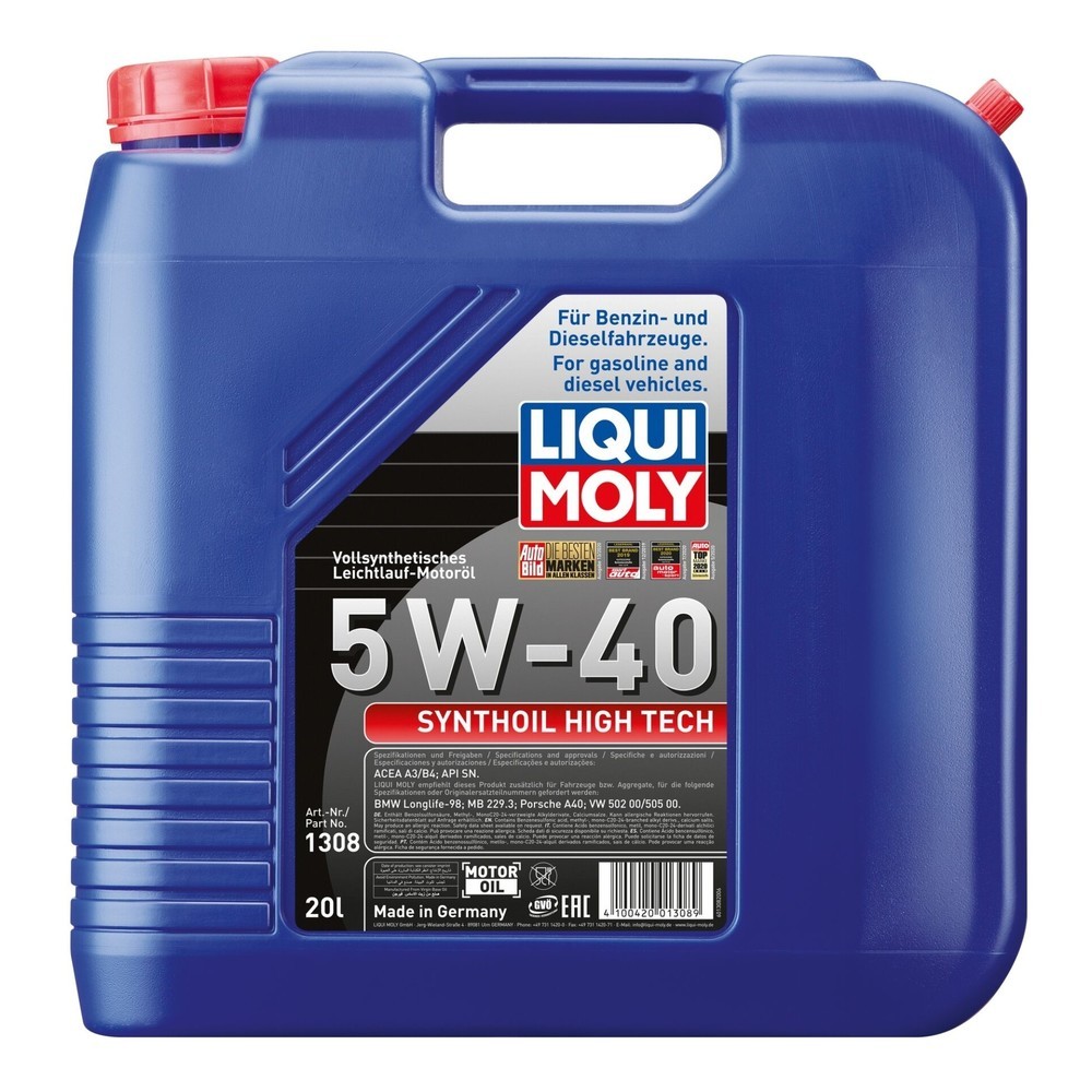 LIQUI MOLY Synthoil High Tech 5W-40 20 l