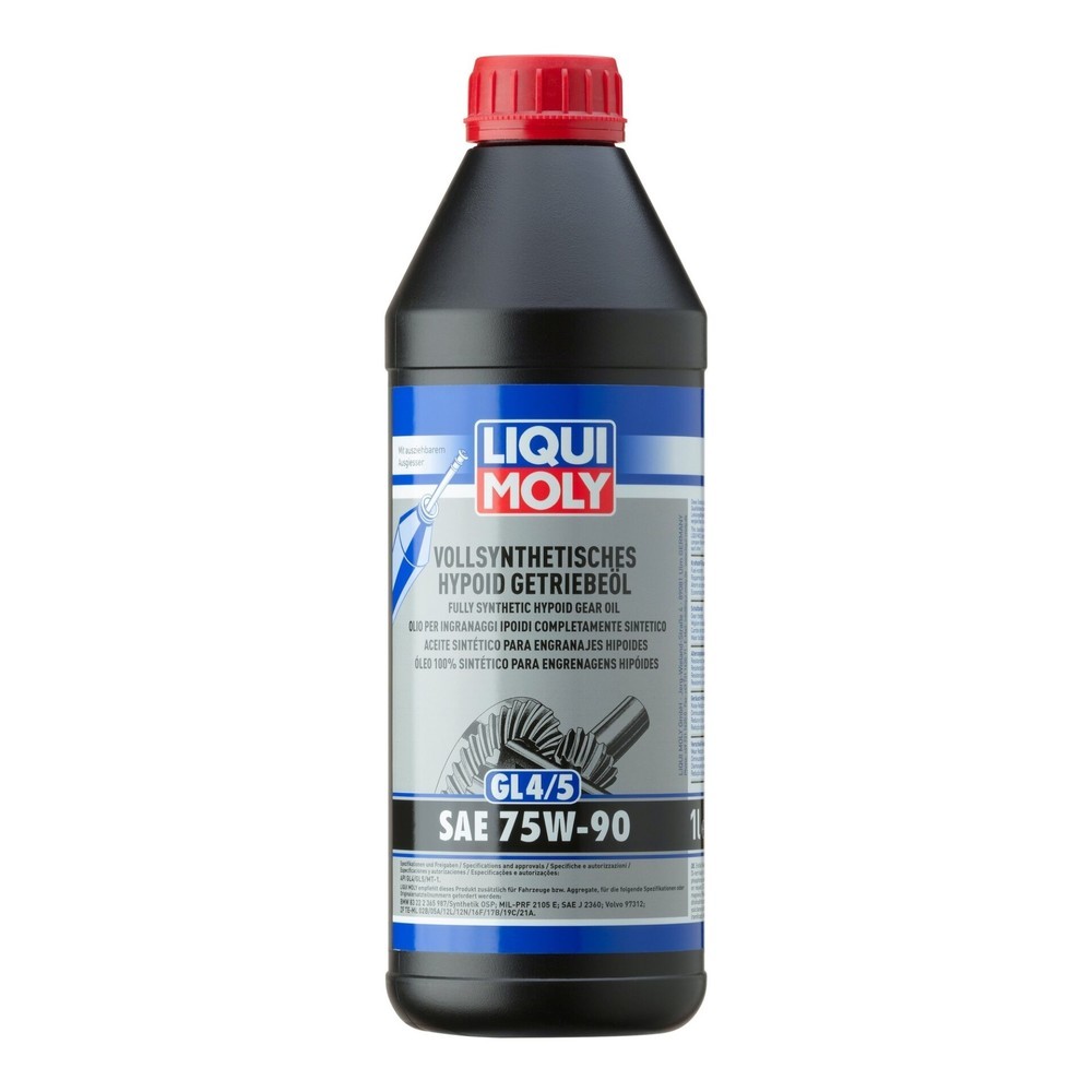 LIQUI MOLY Vollsynthetisches Hypoid-Getriebeöl (GL4/5) 75W-90 1 l