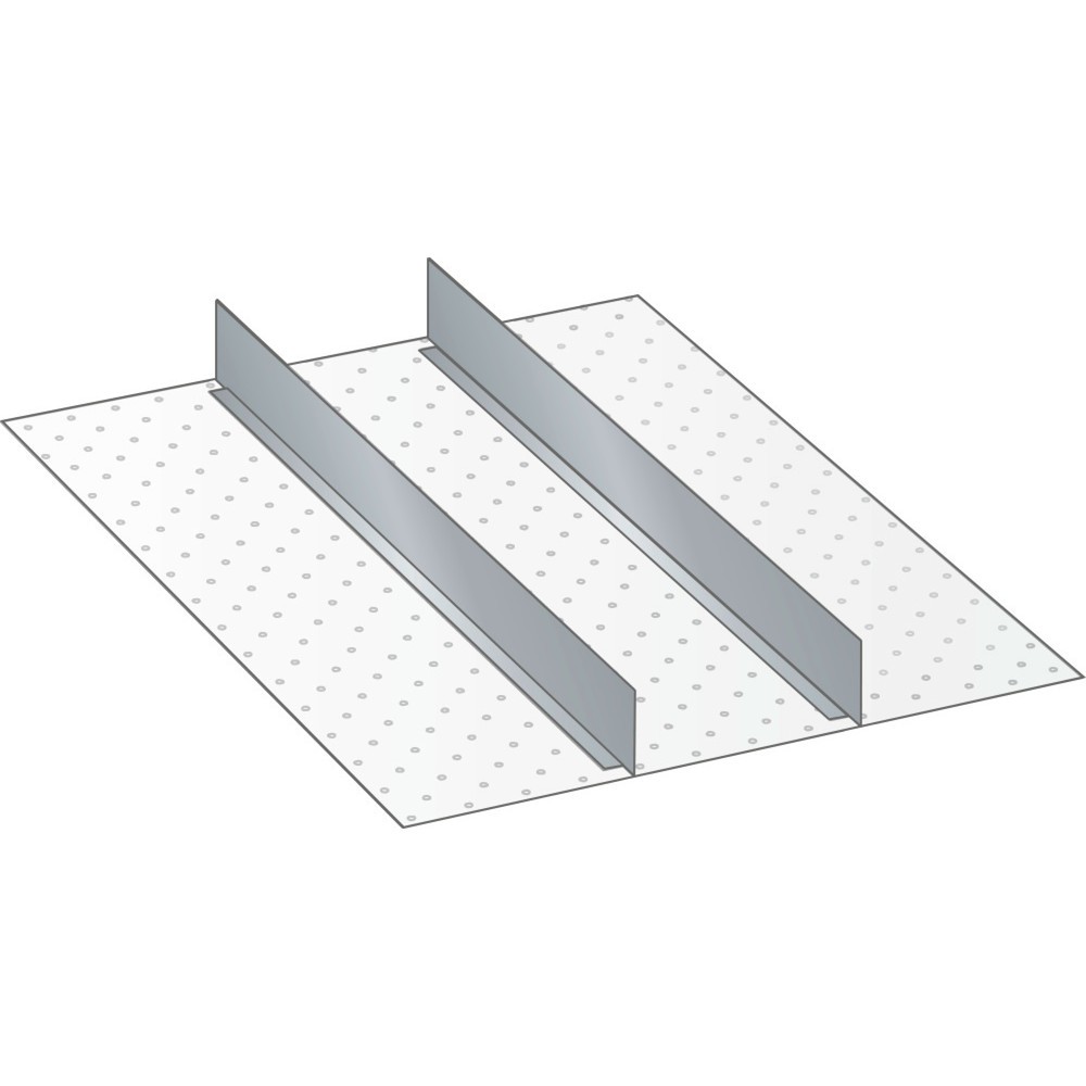 LISTA Set Trennwände 18x36E, (BxT) 306x612mm, für Fronthöhe 75mm