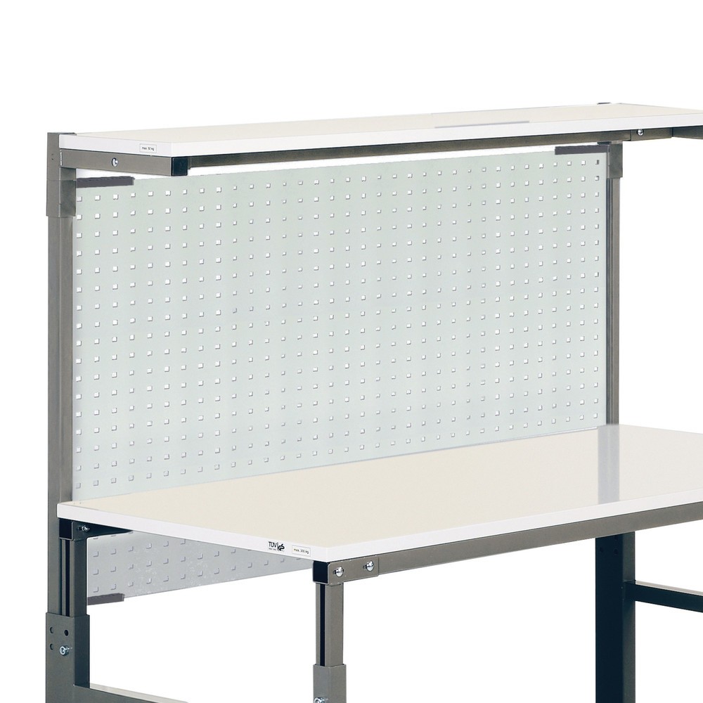 Lochplatte für TRESTON ergonomische Arbeitsplatzsysteme, für Breite 1.200 mm