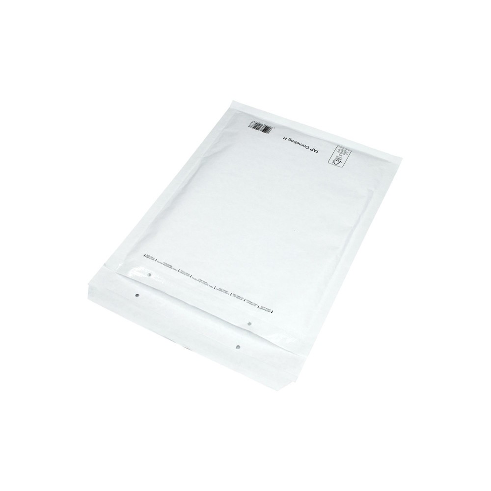Luftpolster-Versandtasche, 260 x 360mm, weiß, DIN B4, mit Selbstklebeverschluss, 1 VE = 100 Stk