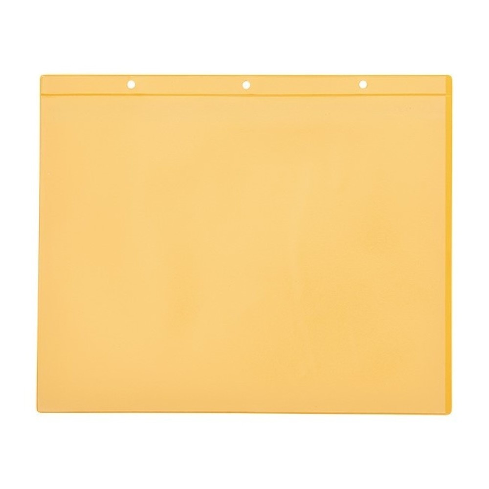 Dokumententasche für Palettenfüße, HxB 115 x 145 mm, gelb