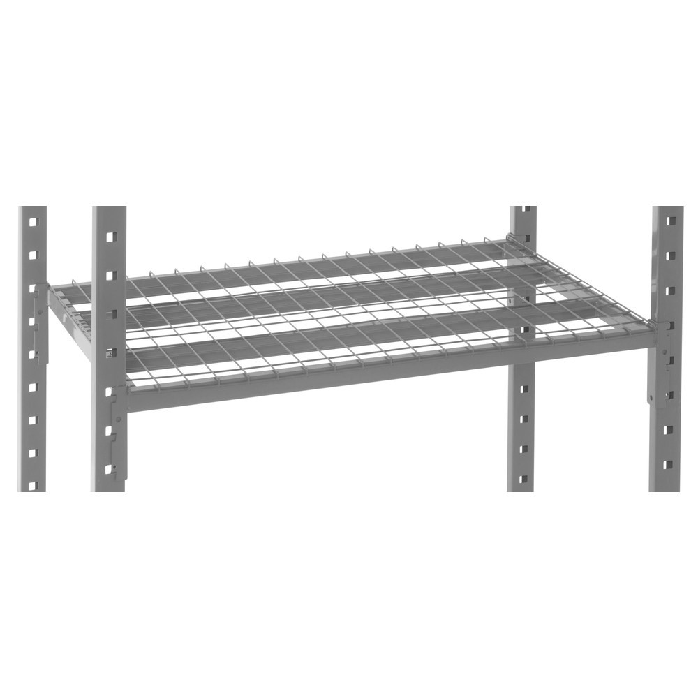 Produktabbildung Nr. 3: ManOrga Fachbodenregal graphitgrau mit Gitterböden, Fachlast 460 kg, HxBxT 2.500 x 1.300 x 810 mm