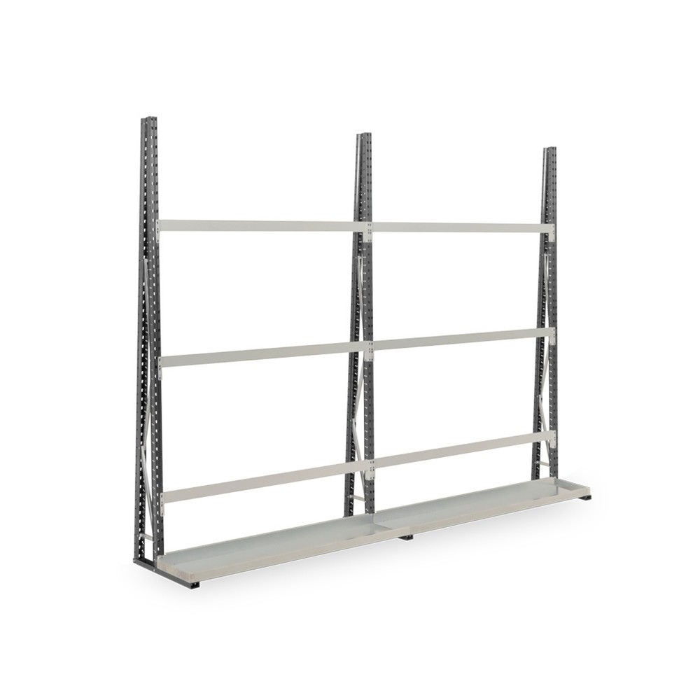 Produktabbildung: ManOrga Vertikalregal, einseitig, AF, HxBxT 2.500 x 1.800 x 340 mm