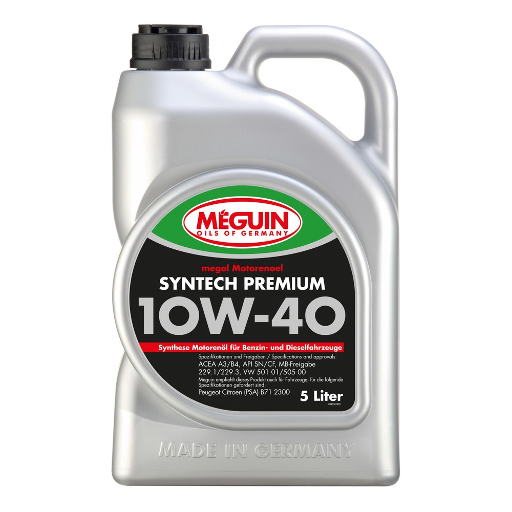 MEGUIN Motorenoel Syntech Premium SAE 10W-40 5 l