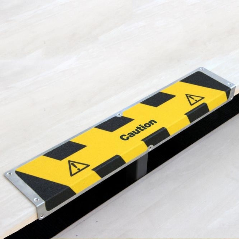 Mehlhose Anti-Rutschkantenprofil "Caution", LxB 635 x 120 mm