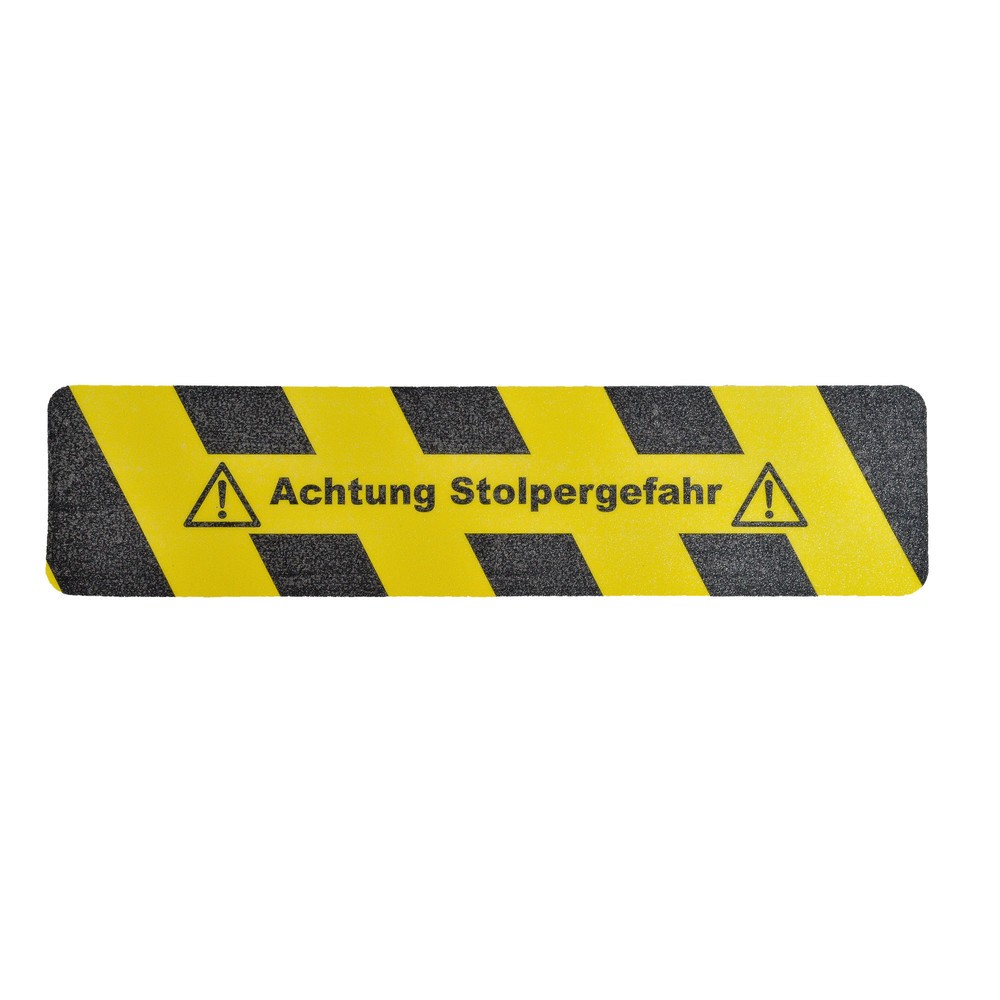 m2-Antirutschbelag™ 'Achtung Stolpergefahr', LxB 610 x 150 mm