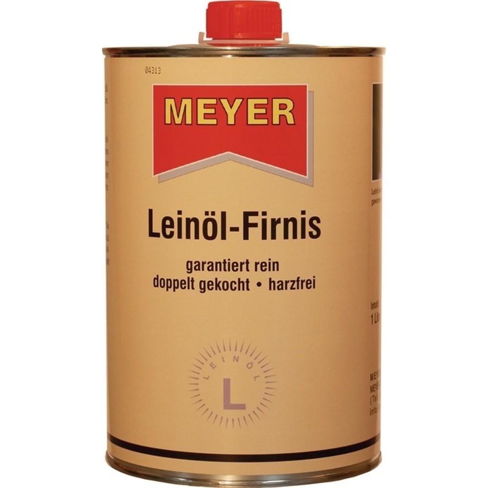 MEYER Leinöl-Firnis, 1 l, honigfarben, Dose