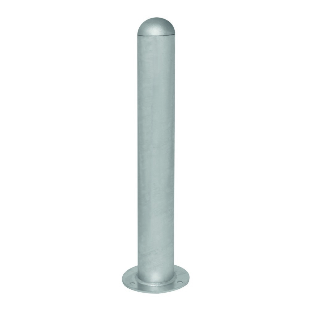 MORAVIA Schutzpoller für Ladesäulen I, Ø 108 mm, Höhe 800 mm, zum Aufdübeln, Stahl, ohne Reflexringe