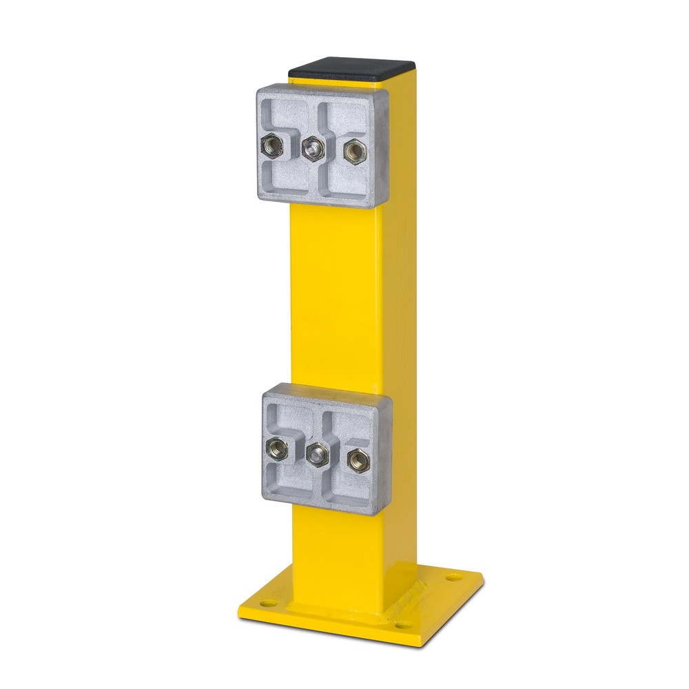 Produktabbildung: MORAVIA Standpfosten für Schutzplanken C-Profil, Inneneinsatz, Höhe 465 mm