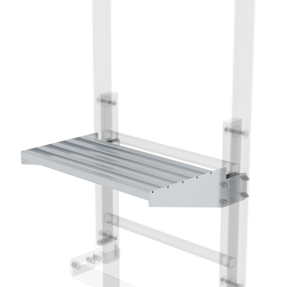 Munk Ausstiegstritt Alu-blank Spaltmaß 300mm