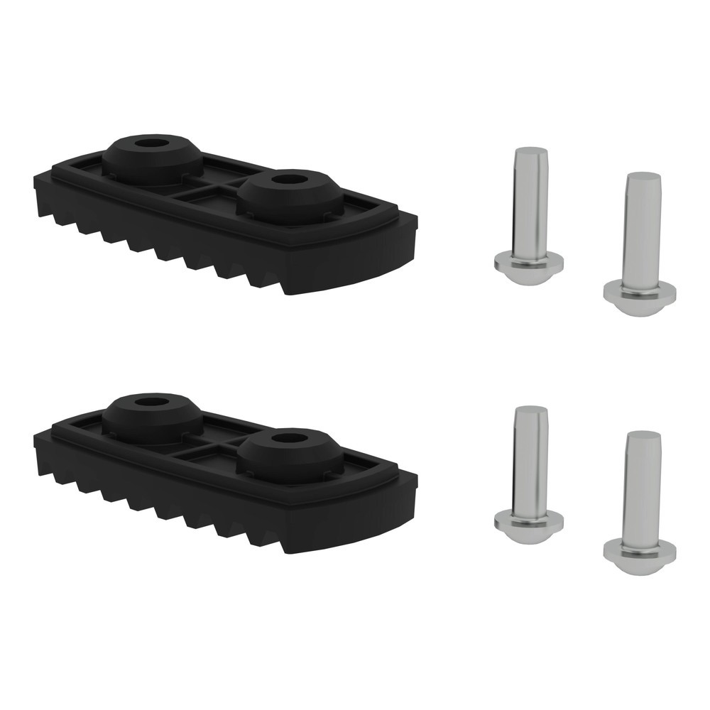 Munk nivello®-Fußplatte elektrisch ableitfähig für Holmhöhe 58/73 mm
