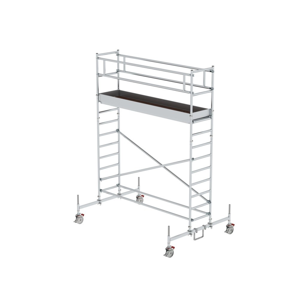 Produktabbildung: Munk Rollgerüst 0,75 x 3,0 m mit Fahrbalken Plattformhöhe 3 m