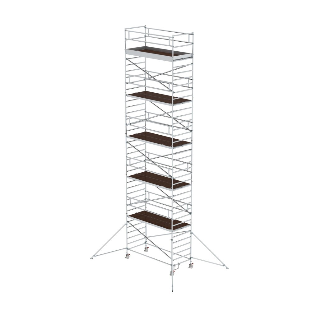 Munk Rollgerüst 1,35 x 3,0 m mit Ausleger & Doppel-Plattform Plattformhöhe 10,35 m