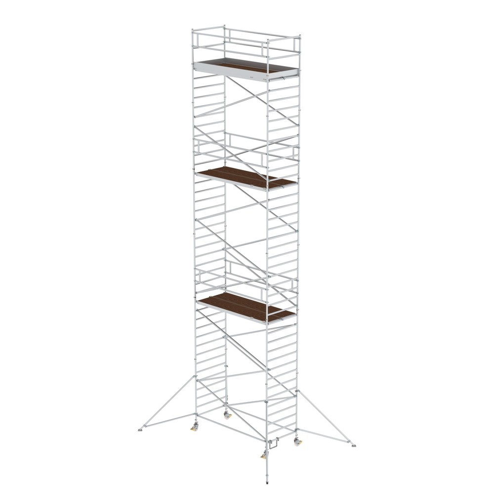 Munk Rollgerüst 1,35 x 3,0 m mit Ausleger & Doppel-Plattform Plattformhöhe 11,35 m