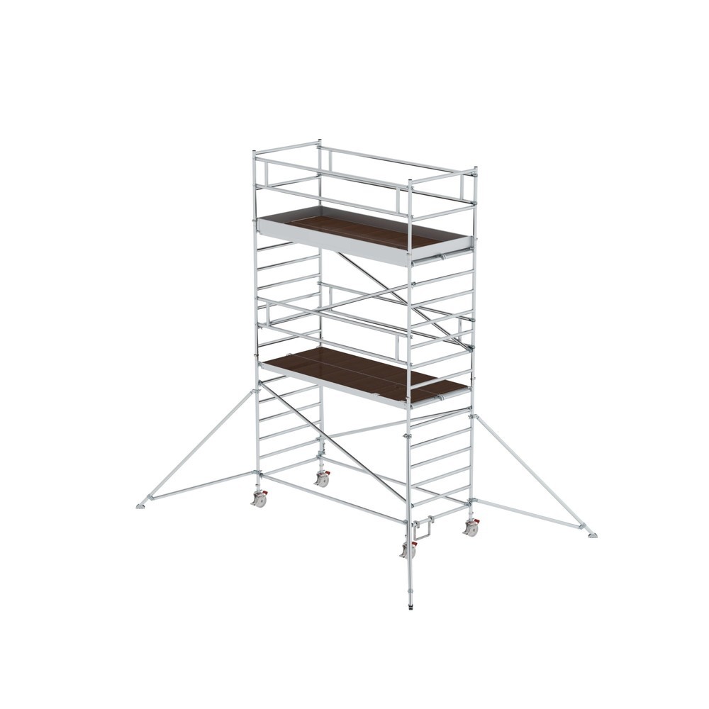 Munk Rollgerüst 1,35 x 3,0 m mit Ausleger & Doppel-Plattform Plattformhöhe 4,35 m