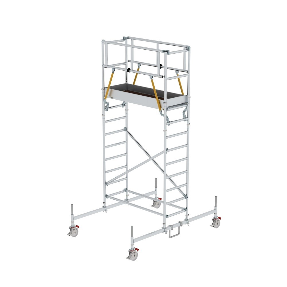 Produktabbildung: Munk Rollgerüst SG 0,75 x 1,80 m mit Fahrbalken Plattformhöhe 3,26 m