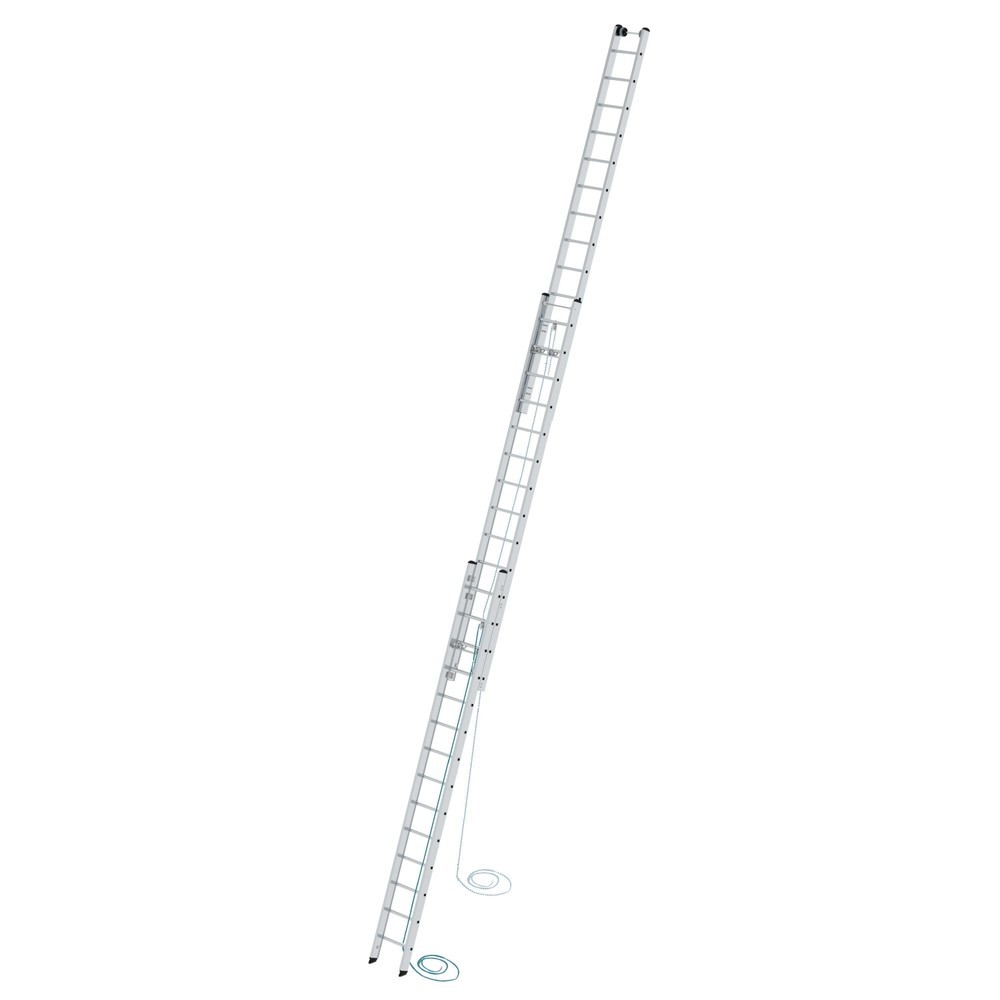 Munk Sprossen-Seilzugleiter 3-teilig ohne Traverse 3x14 Sprossen