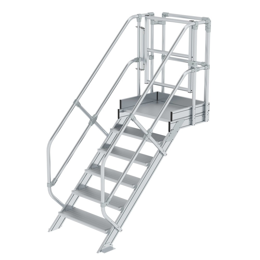 Munk Treppen-Modul Aluminium geriffelt 6 Stufen