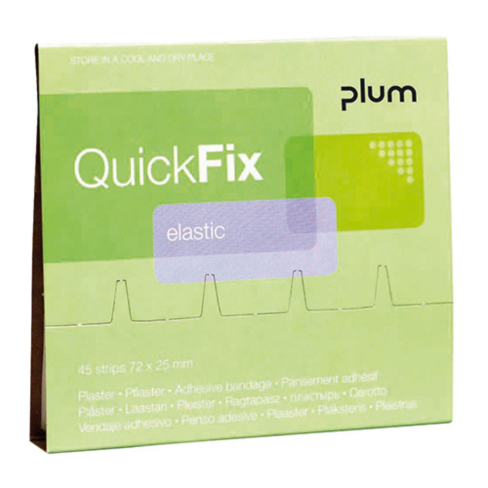 Nachfüllpack für Pflasterspender plum QuickFix, elastische Pflaster