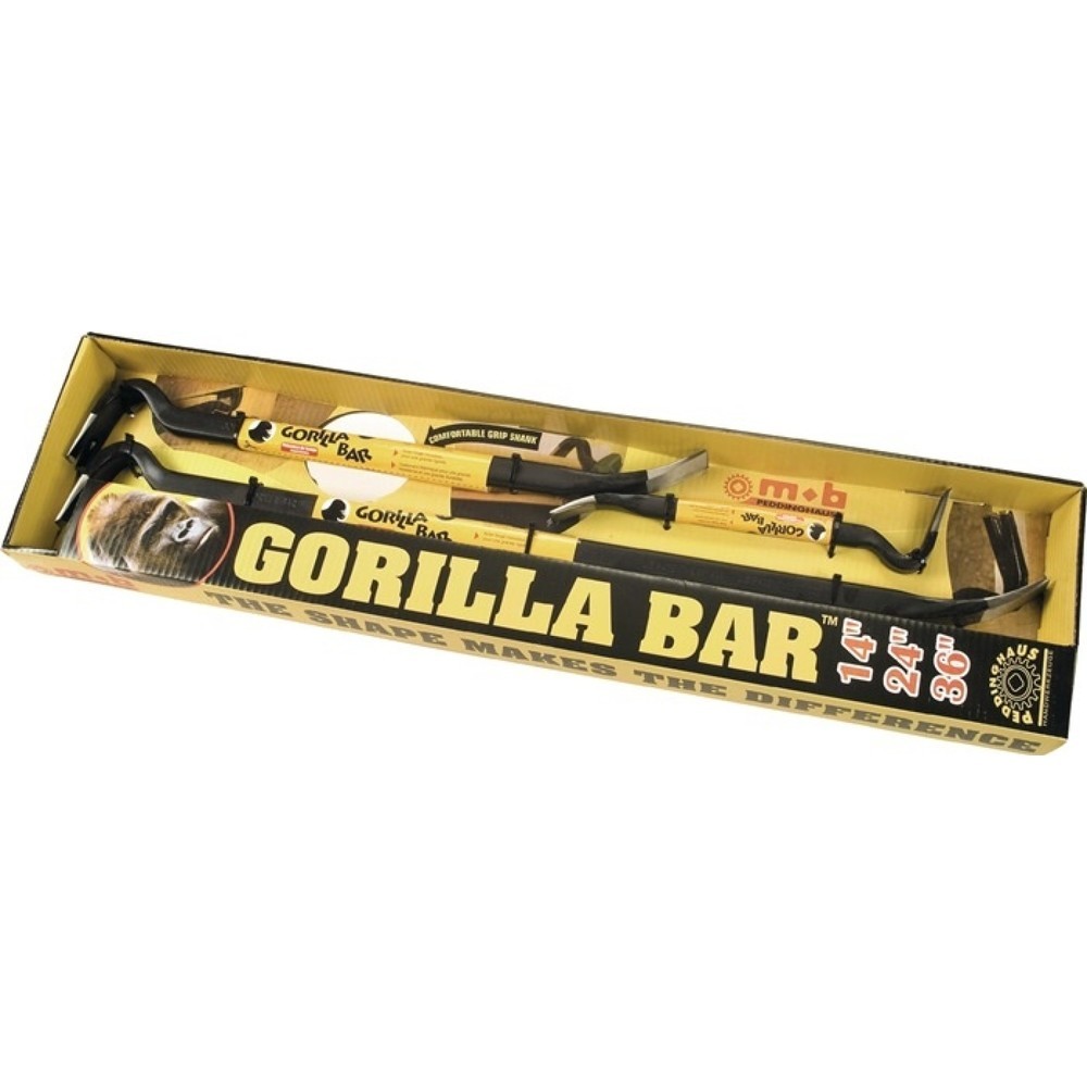 Nageleisenset Gorilla Bar, Gesamtlänge 350 / 600 / 900 mm