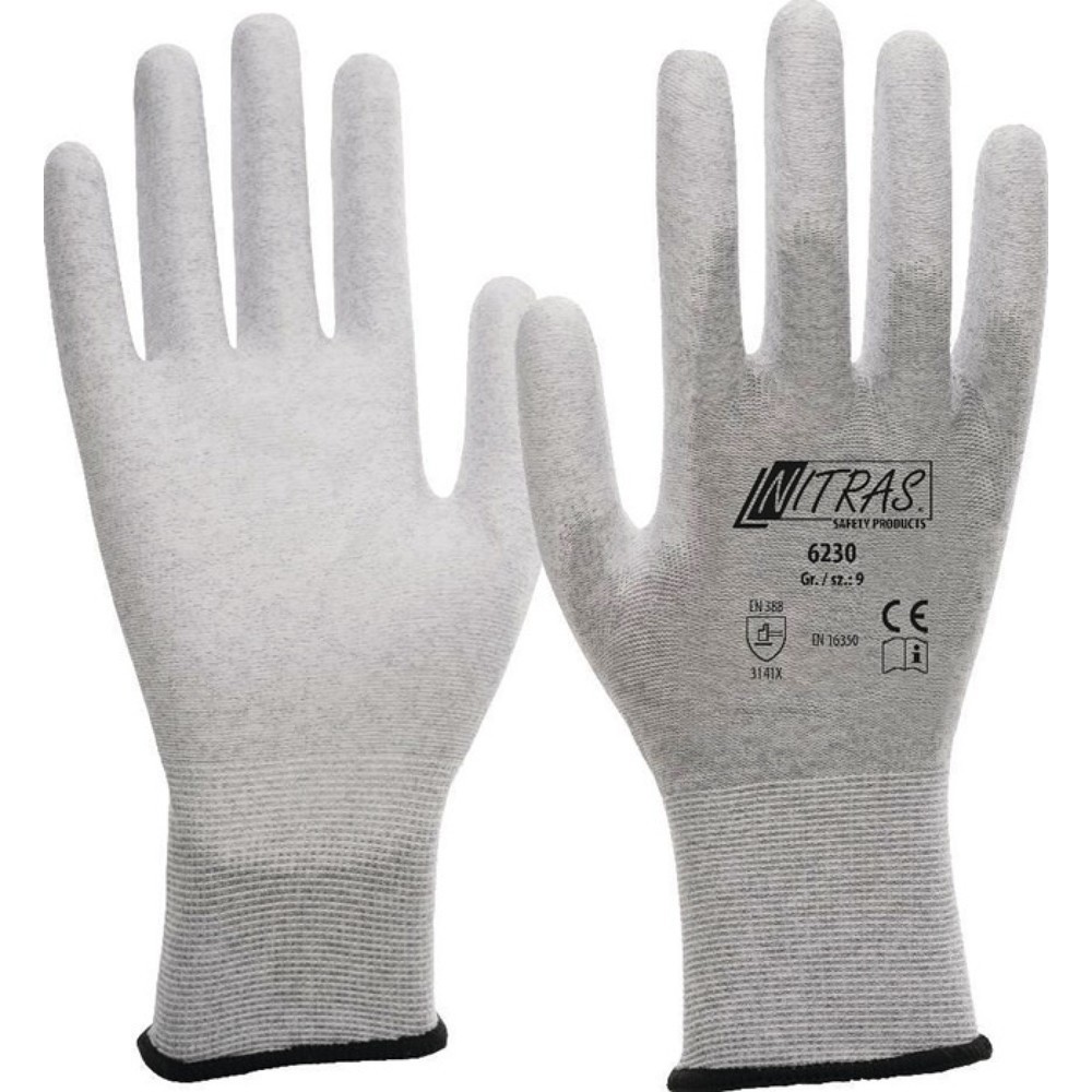 NITRAS Handschuhe EN420 EN388 EN1149-3 EN16350