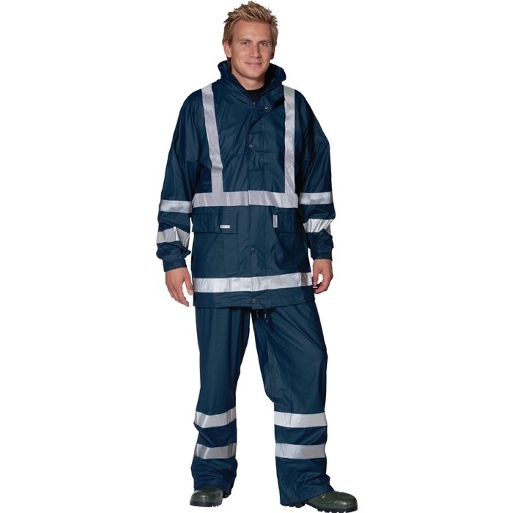 OCEAN Regenschutz-Jacke Comfort Stretch, Größe XL, marine